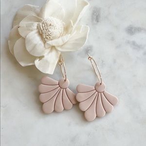 Handmade polymer clay earrings